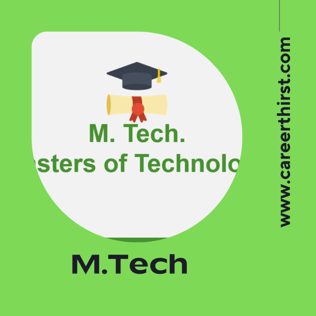 M.Tech Course Admission | Careerthirst