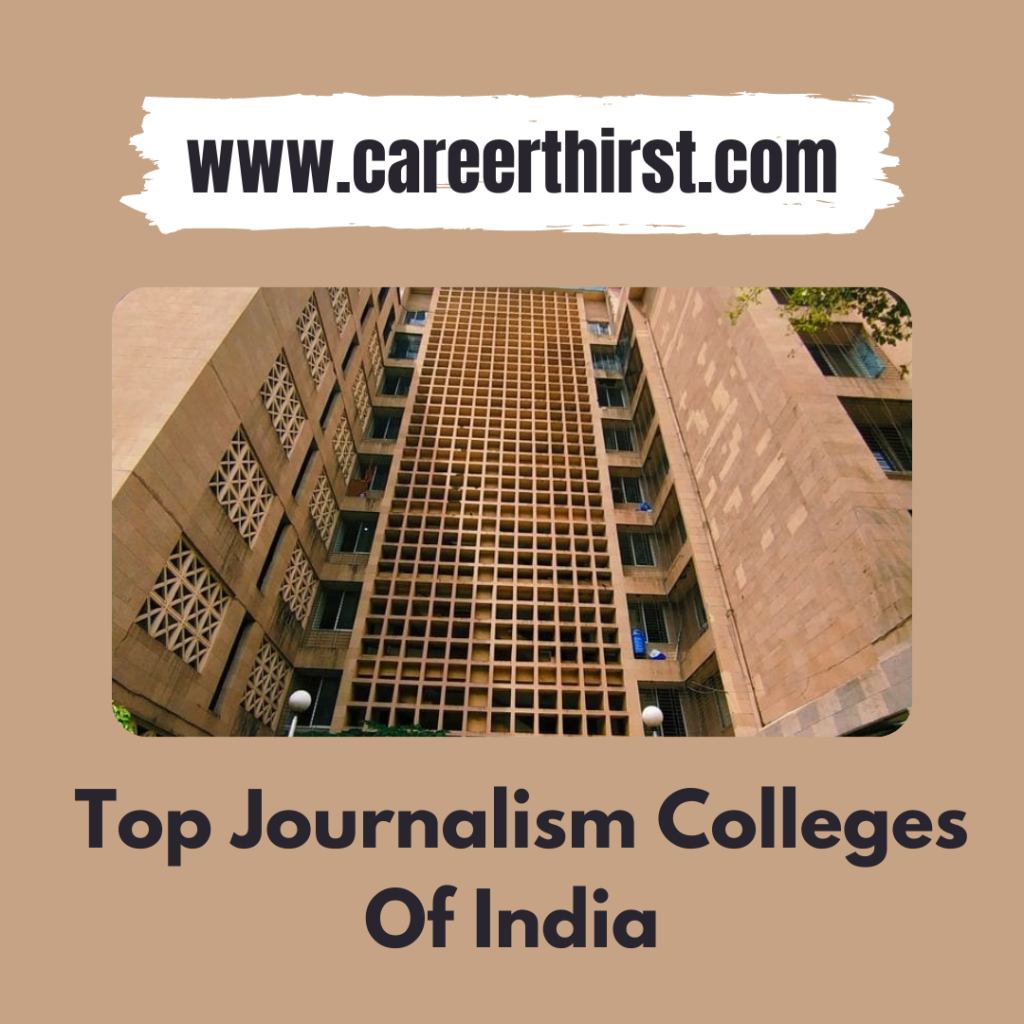 Top Journalism Colleges Of India | Careerthirst