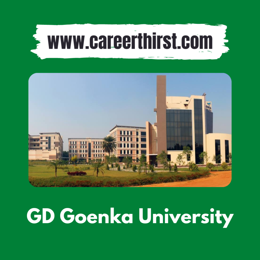 GD Goenka University || Careerthirst