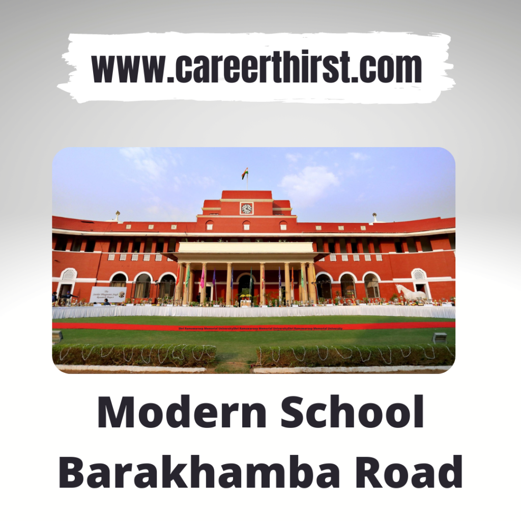 Modern School Barakhamba Road || Careerthirst