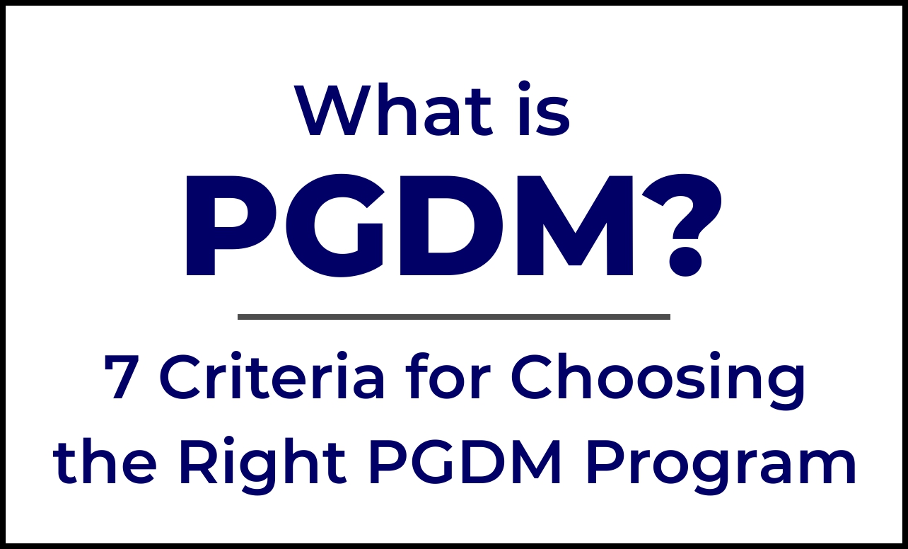 PGDM Program | career thirst