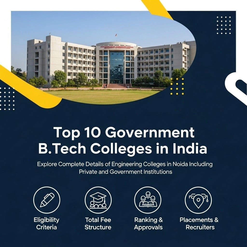 top 10 government b tech colleges in india