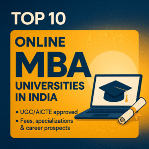 Top 10 online MBA universities in India