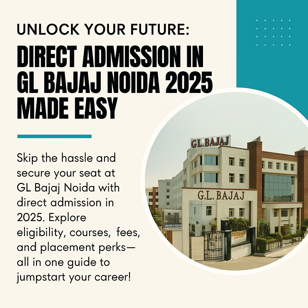direct admission in GL Bajaj