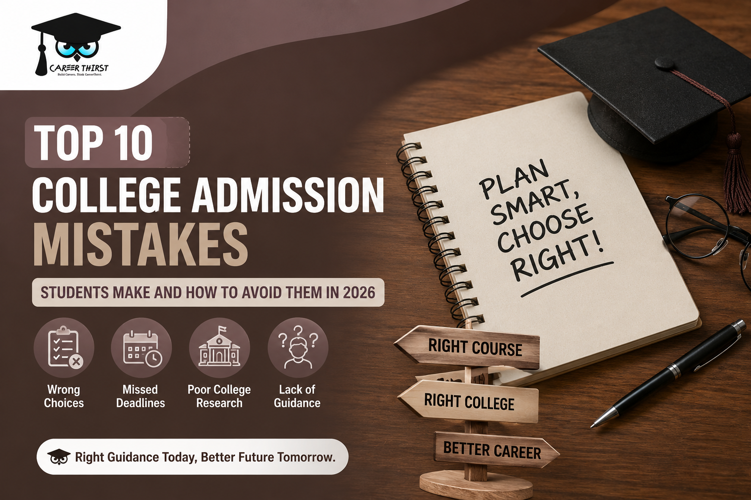 Top 10 College Admission Mistakes Students Make