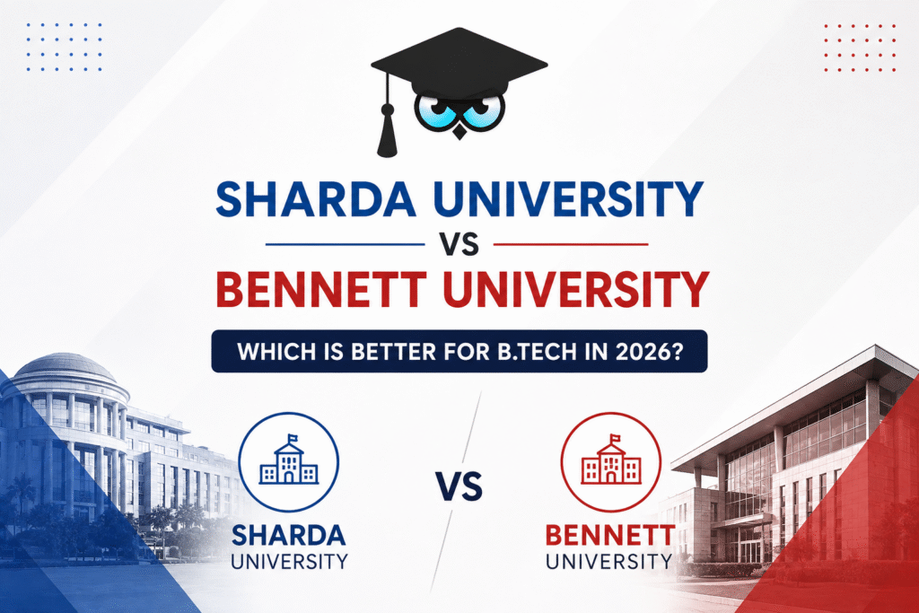 Sharda University vs Bennett University for B.Tech in 2026